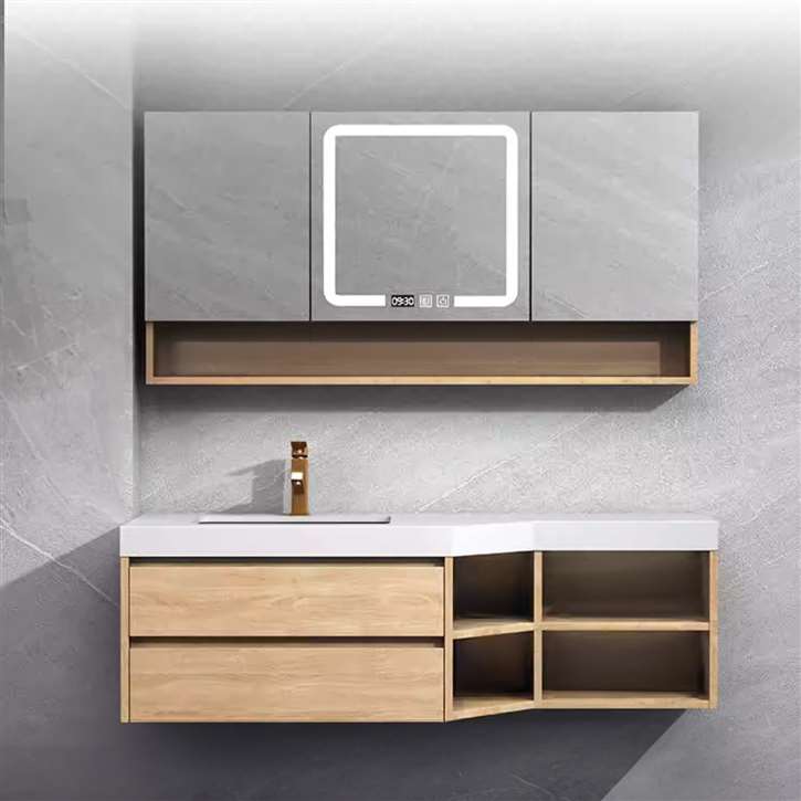 Fontana New Vanities With Washbasins Modern Bathroom Sinks And LED Smart Cabinet