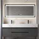 Fontana Hotel Washroom Solid Wood Luxury Floating Bathroom Vanity Smart Mirror