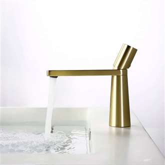 Fontana Lifford in Gold Finish Deck Mounted 7 Inches Short Vanity Faucet
