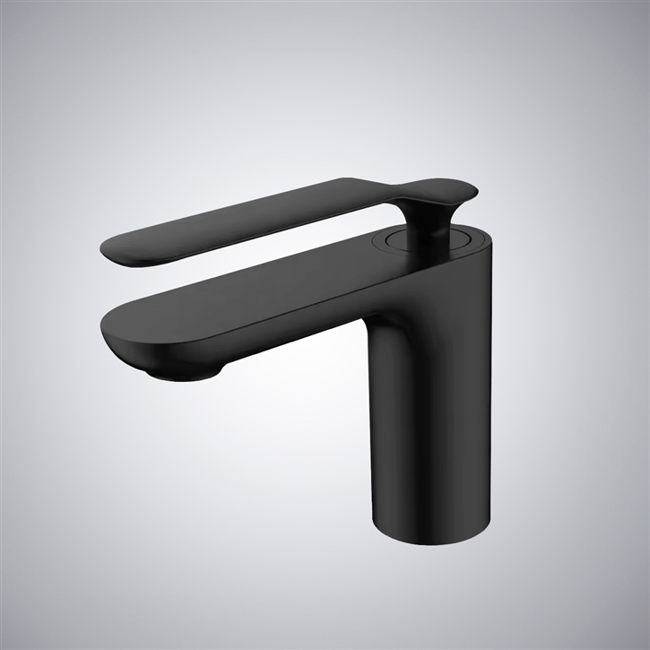 Fontana High-Quality Bathroom Faucet with Temperature Control in Matte Black