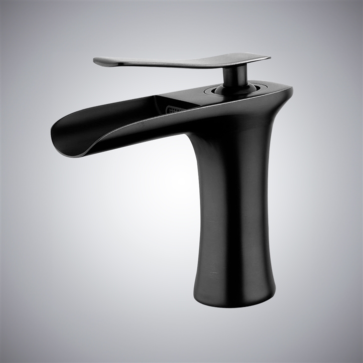 Fontana Matte Black High Quality and Lead-Free Single Handle Vanity Sink Faucet