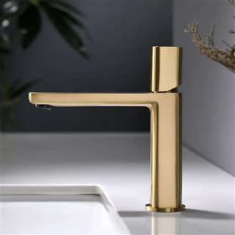 Fontana Brass Basin Single Handle Metering Faucet in High Quality Contemporary Style