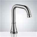 Fontana Commercial Brushed Nickel Architectural Design Touchless Sensor Faucet