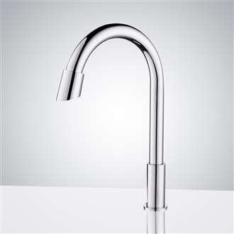 Rio Commercial Goose Neck Touchless Automatic Sensor Faucets Bathroom