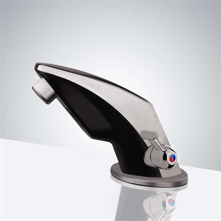 Verna Commercial Brushed Nickel Temperature Control Automatic Sensor Faucet
