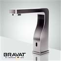 Bravat Classic Commercial Brushed Nickel Hands-Free Motion Sensor Faucets