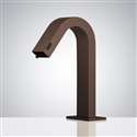 Fontana Dual Function Automatic Deck Mount Light Oil-Rubbed Bronze Sensor Water Faucet with Soap Dispenser