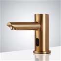 Marsala Minimalist Modern Gold Tone Sensor Soap Dispenser