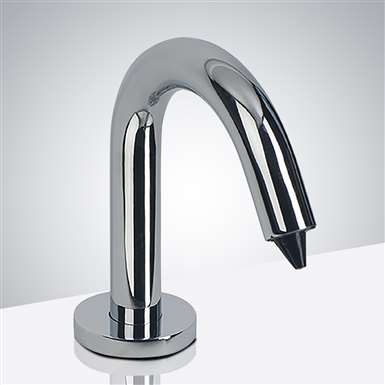 Dijon Hands Free Deck Mount Soap Dispenser In Polish Chrome Finish