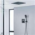 Verona Dark Oil Rubbed Bronze Ceiling Mount 3-Way Brass Shower Set