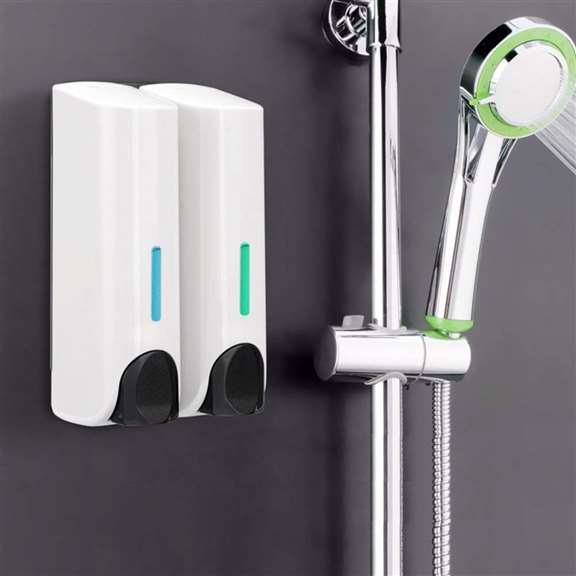 Fontana Napoli Dual Chamber Wall Mount Manual Liquid Soap Dispenser