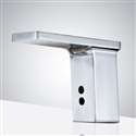 Fontana Commercial Chrome Deck Mount Touch Free Automatic Sensor Faucet