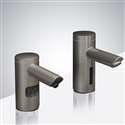 Fontana Brushed Nickel Dual Commercial Sensor Faucet & Automatic Soap Dispenser