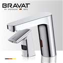 Commercial Automatic Motion Sensor Faucets in Chrome with Soap Dispenser for Restrooms