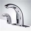 Fontana Cana Motion Touchless Sensor Faucet & Automatic Liquid Foam Soap Dispenser For Restrooms In Chrome Finish