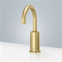 Commercial Automatic Brushed Gold Plated Motion Sensor Faucet