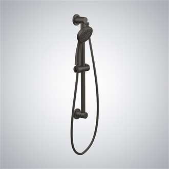 Oil Rubbed Bronze Handheld Round Shower 1-Spray Handheld Shower