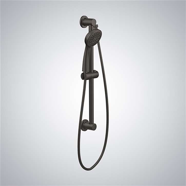 Oil Rubbed Bronze Handheld Round Shower 1-Spray Handheld Shower