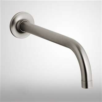 Fontana Brushed Nickel Wall Mount Commercial Automatic Sensor Faucet With Insight Infrared Technology