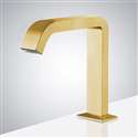 Fontana Commercial Brushed Gold Touch less Automatic Sensor Hands Free Faucet