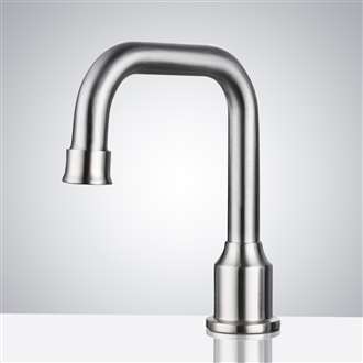 photo of Fontana Commercial Brushed Nickel Architectural Design Smart Touchless Faucet