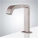 Fontana Commercial Brushed Nickel Touch less Automatic Sensor Hands Free Faucet