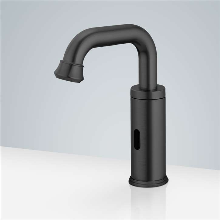 Fontana Commercial Matte Black Touchless Automatic Sensor Faucet