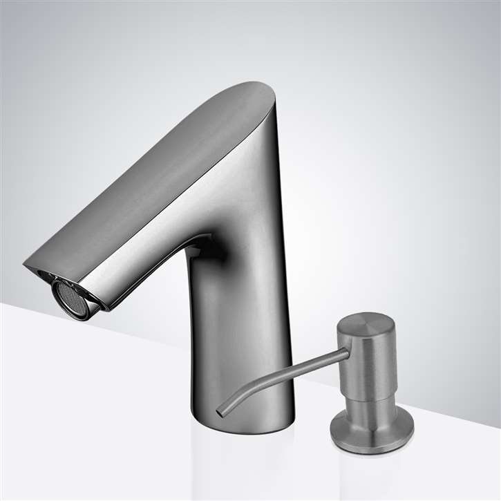 Fontana Commercial Brushed Nickel Touch less Automatic Sensor Faucet