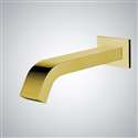 Fontana Commercial Automatic Wall Mount Brushed Gold Sensor Bathroom Faucet