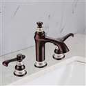 Gironde Dual Handle Oil Rubbed Bronze Bathroom Sink Faucet