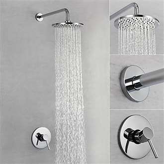 Soriano Wall Mount Chrome Finish Shower Set