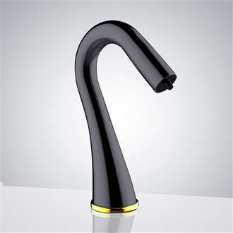 Fontana Chatou Deck Mount Matte Black Commercial Automatic Touchless Commercial Soap Dispenser