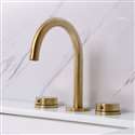 Fontana BollnÃ¤s Gooseneck Brushed Gold Deck Mounted Faucet