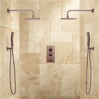 Fontana Couple Showering System in Oil Rubbed Bronze