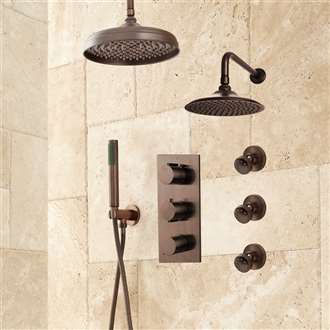 Fontana Couple Showering System Dual Showers with Handshower