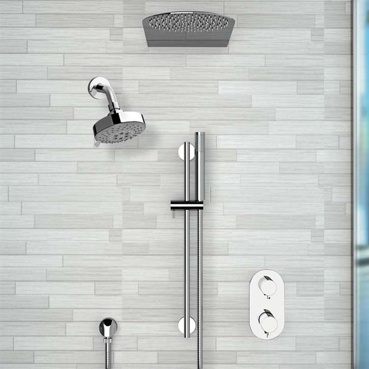 Fontana Couple Showering Dual Showers System with Handshower