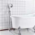 Fontana SÃƒÂ©nart Chrome Finish Swan Shape Bath Tub Faucet Single Handle with Hand Shower Type B
