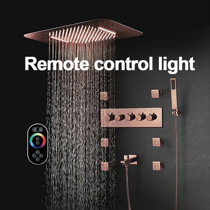 Color Changing Luxury Shower System