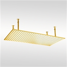 Vicenza 20x40in Polished Gold Shower Head