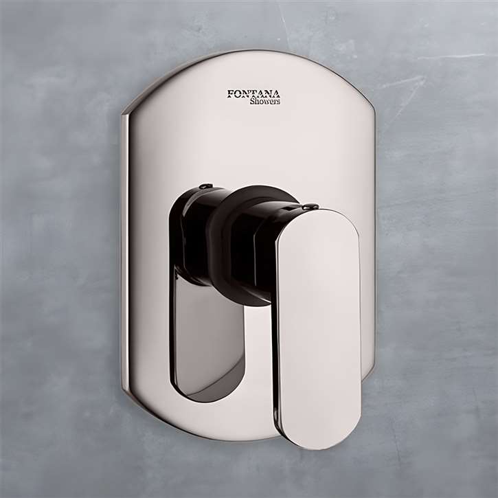 Fontana Lima Brushed Nickel Solid Brass In Wall Mixer Control Valve for Fontana Shower Control Valve In Wall Shower Set
