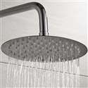 Fontana Dax Ultra-Thin Chrome Finish Stainless Steel 8" Bathroom Shower Head