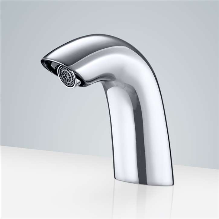 Limoges Deck Mounted Chrome Touchless Electronic Bathroom Sensor Faucet