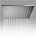 Fontana SÃ¨te 20" Large Square Ceiling Mounted Stainless Steel Rainfall Shower Head in Chrome