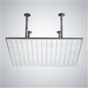 Fontana Toulouse 20" Large Brass Chrome Ceiling Mounted High Quality Large Rainfall Bathroom Shower Head