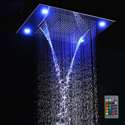 Fontana Smart Multi Function Ceiling Mount Remote Controlled LED Shower Head