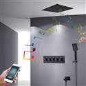 Fontana SÃ¢Ë†Å¡Ã‚Â®te 12-inch Waterproof Ceiling Mount Rainfall LED Bathroom Shower Light System