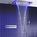 Fontana Le Havre Ceiling Mount Multi Function with Electric High Flow Thermostatic Diverter Shower System