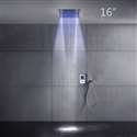 Fontana BollnÃ¢Ë†Å¡Ã‚Â§s 16" LED Intelligent Thermostatic Digital Display Touch Panel Wall Mounted Shower System