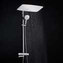 Fontana Marseille 200x300mm Chrome Finish Thermostatic Water Saving Bathroom Shower System