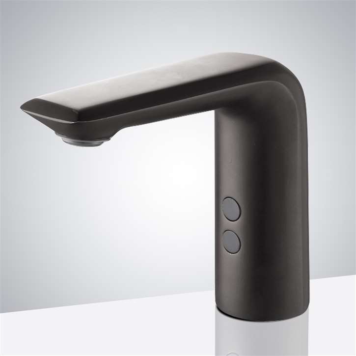 Fontana Commercial Touchless Automatic Matte Black Finish Sensor Faucet